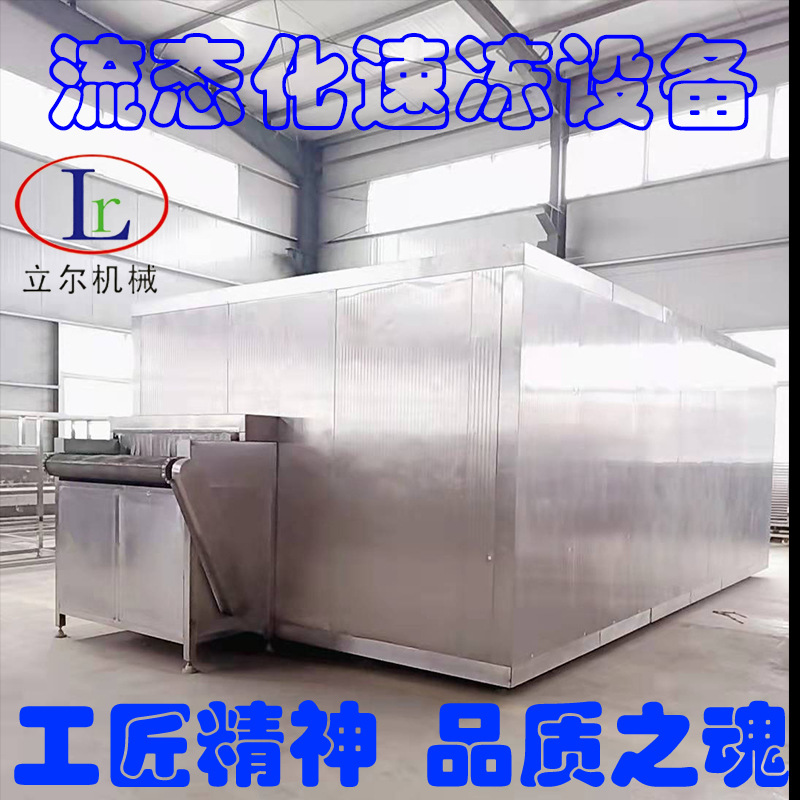 火龙果水果丁流化床单冻机果蔬流态化速冻机 叶类菜流态化单冻机