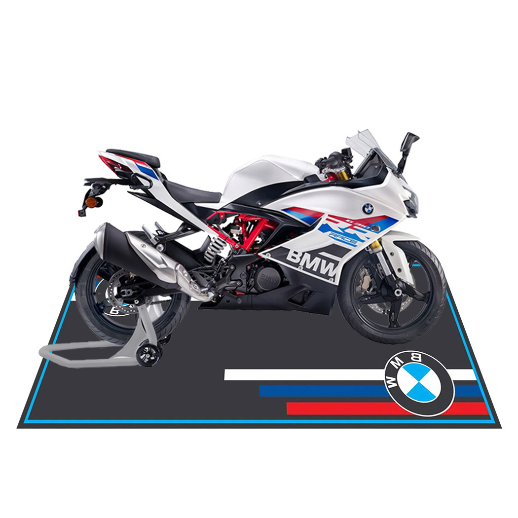 Cross-border Deplaceable Motorcycle Carpet Kawasaki Ducati Motorcycle Team Display Special Crystal Velvet Floor Mat Bedside Mat