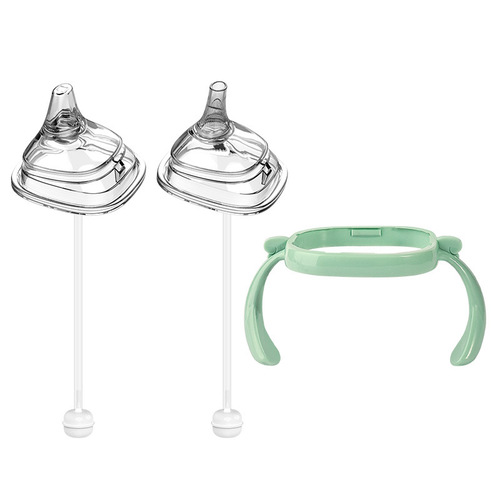 Suitable for pacifier Hegen bottle accessories direct drinking straw duckbill learning drinking cup gravity ball grip handle