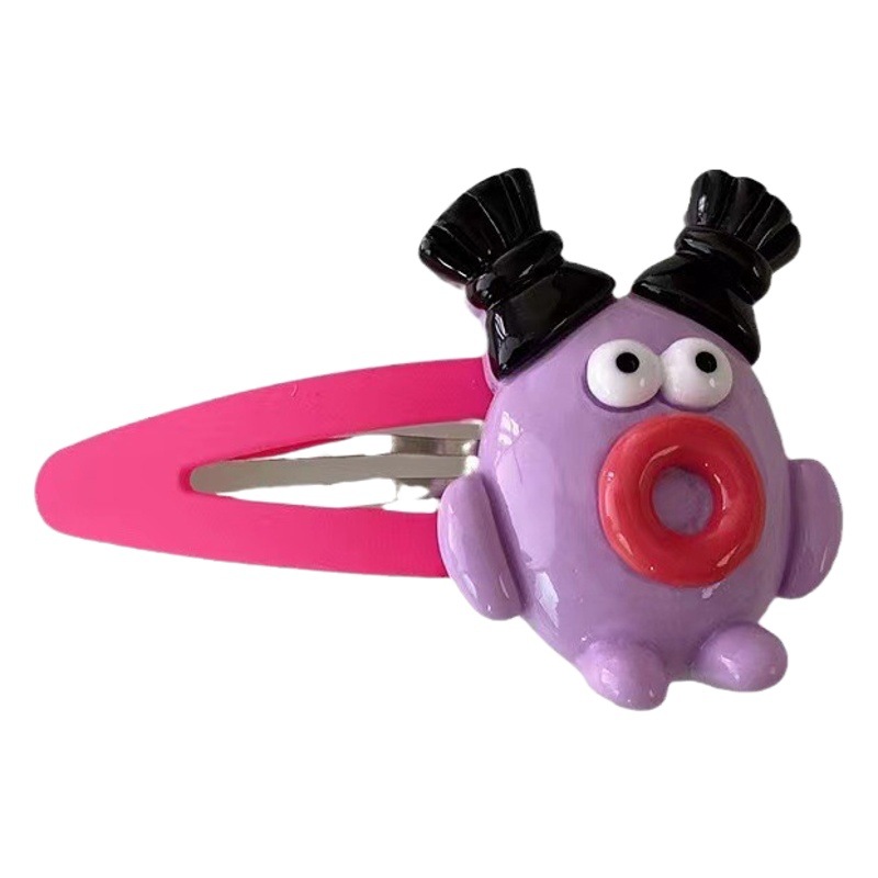 Extraña muñeca fea clip para el cabello boca de salchicha lindo clip para el cabello mujer ceja clip para el cabello roto clip para el cabello divertido 2023 nuevo