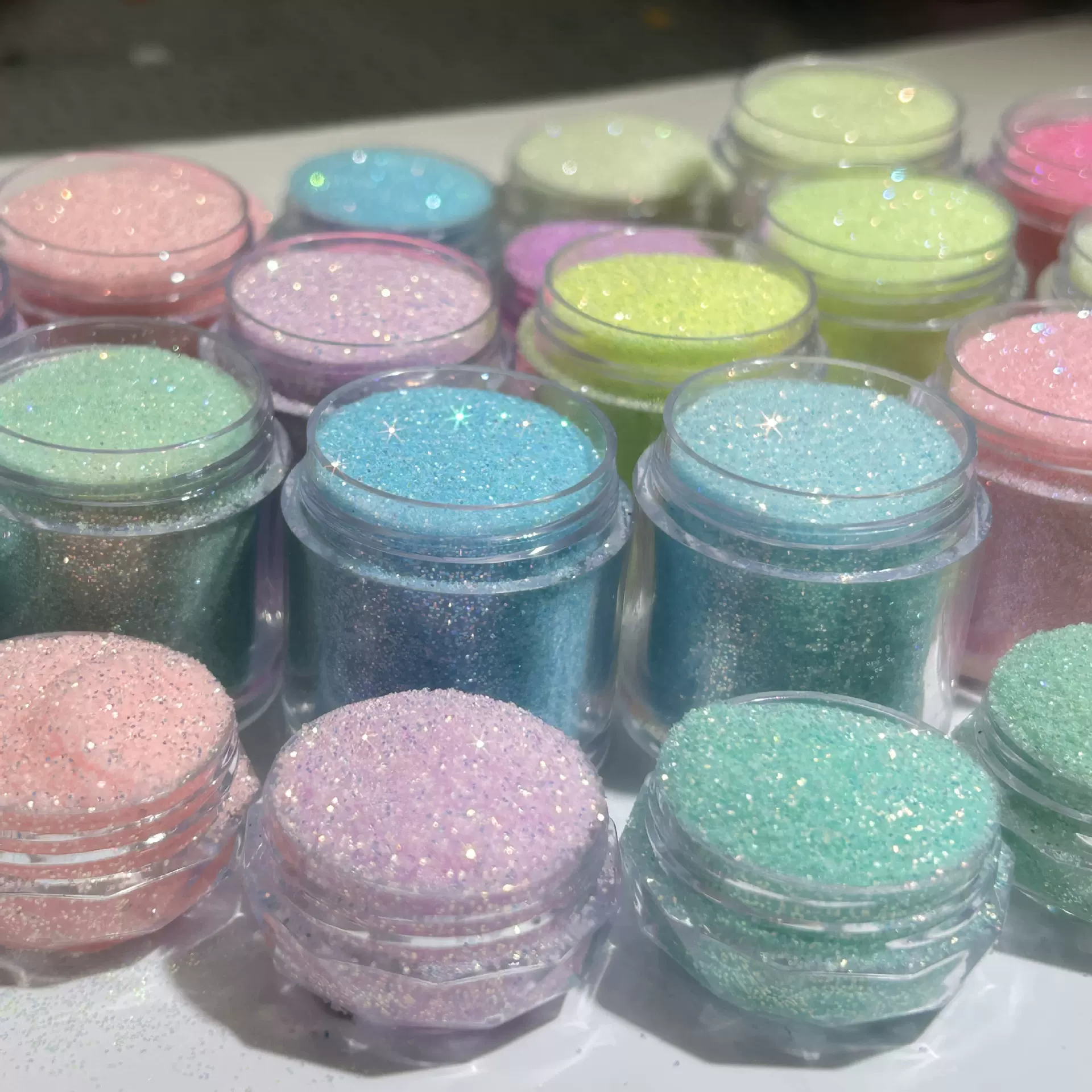 细粉闪粉金葱粉流麻玩具手工填充物美甲饰品闪光粉极光指甲烫金