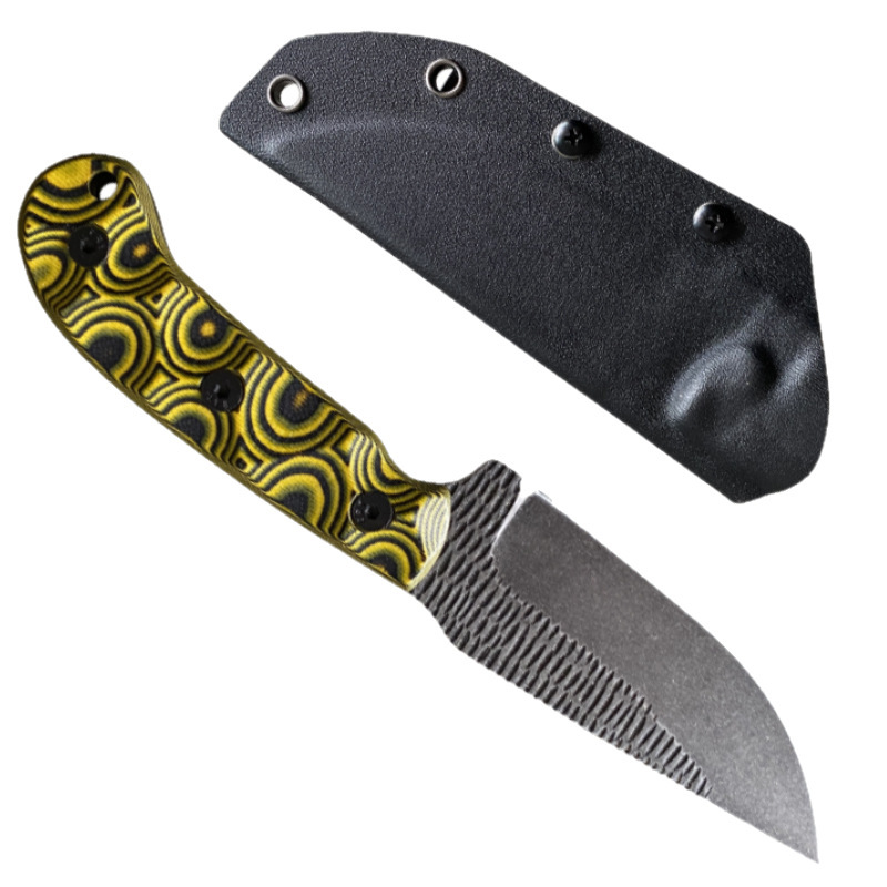 Handforged highカーボンスチールシャープknife G10素早く|undefined