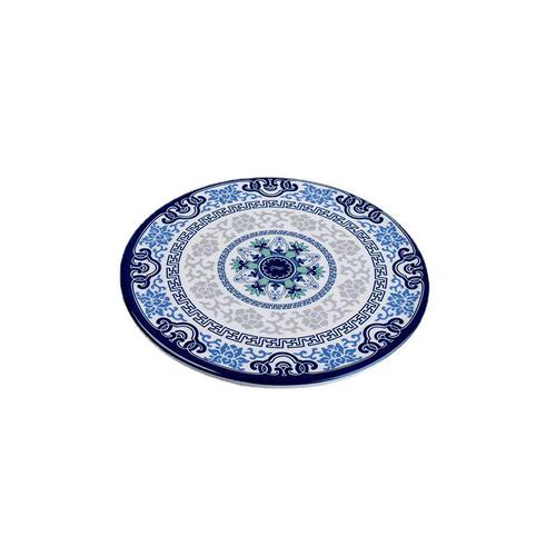 Melamine tableware blue and white melamine insulation mat home dining mat anti-scald pot mat supermarket same style factory wholesale