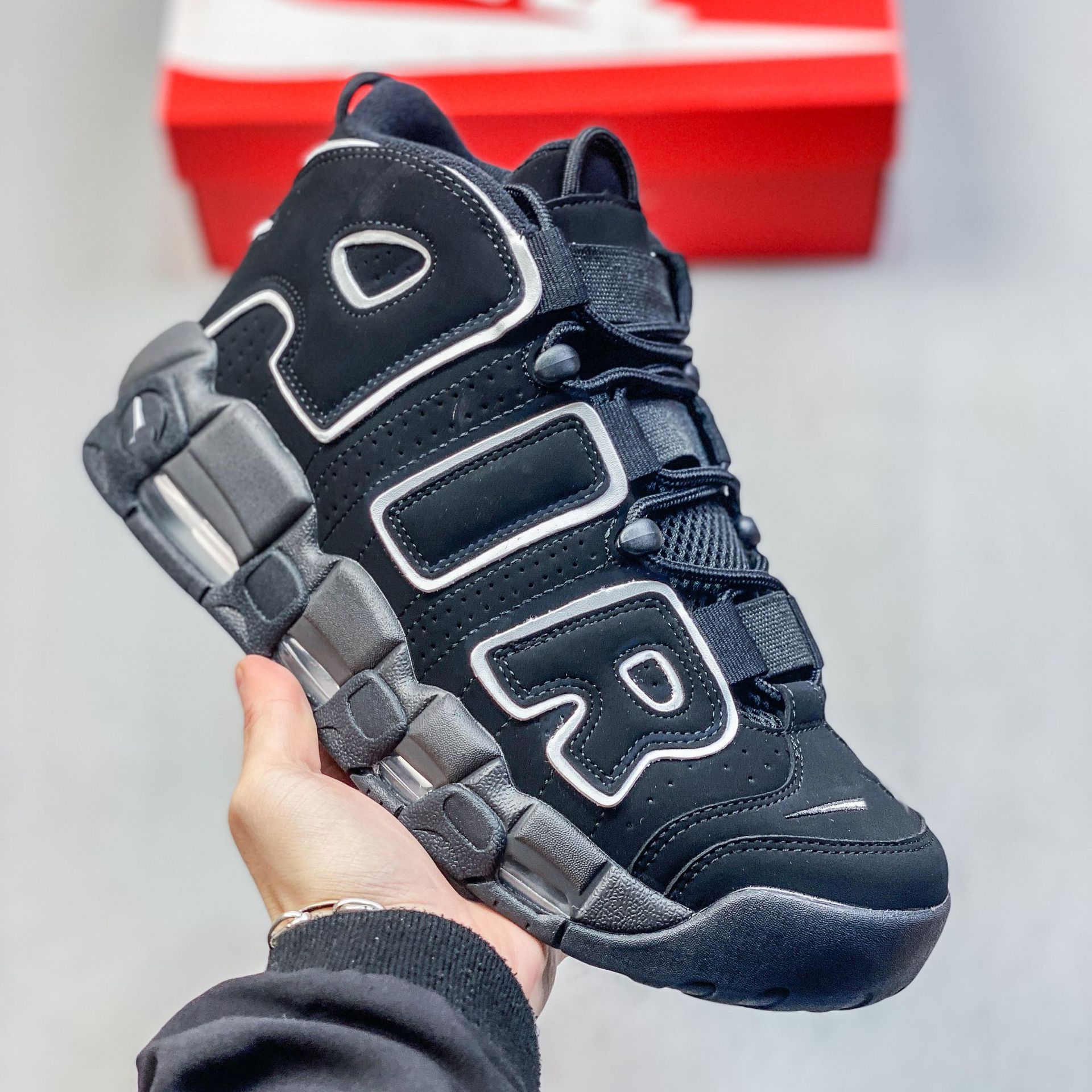 Zapatos de baloncesto de aire de cuero puro 3M zapatos deportivos casuales con almohadilla de aire negro y blanco panda alienígena zapatos para hombres y mujeres