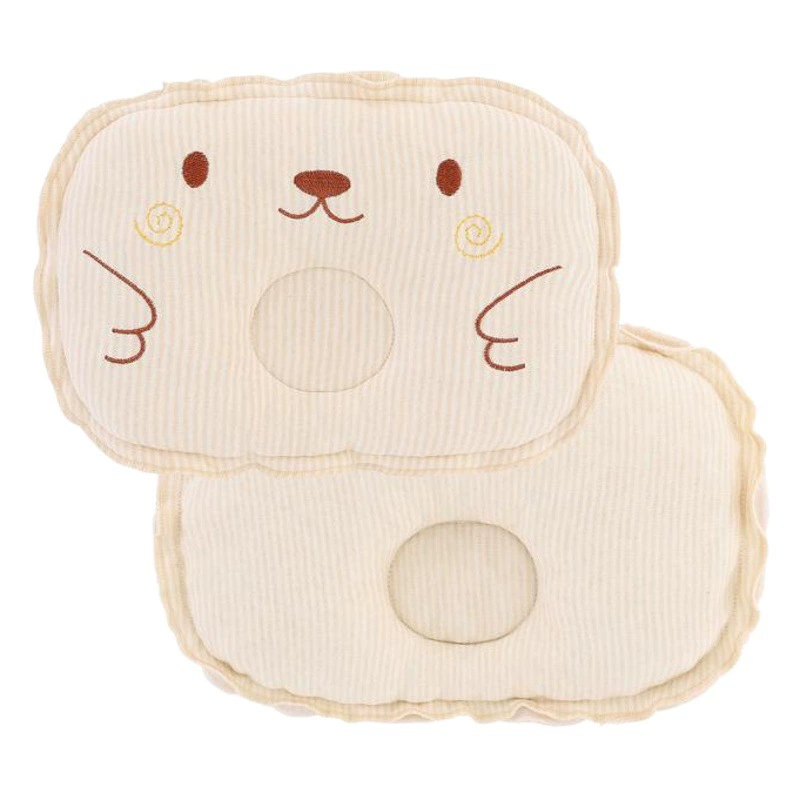 Цветные хлопчатобумажные трикотажные хлопчатобумажные детские подушки для новорожденных формирующие подушки