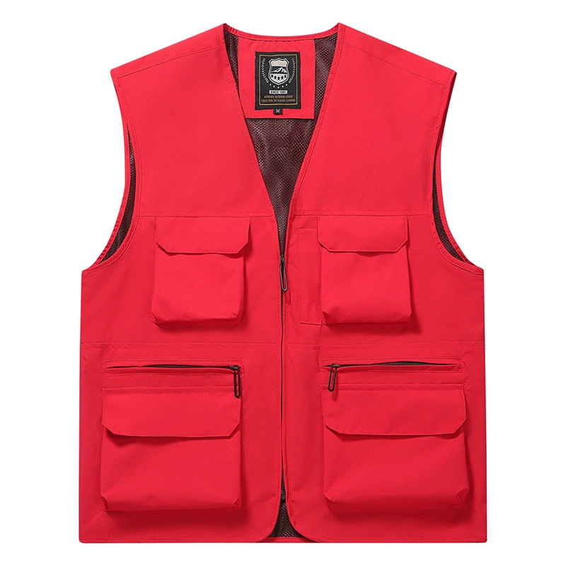 Men's travel quick dry thin climbing waterproof vest sleevless