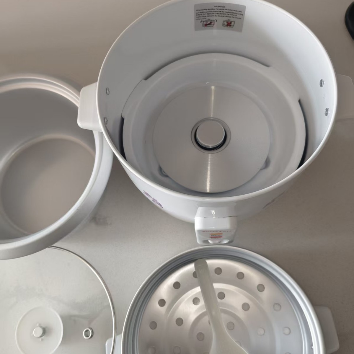 Silver love exportar cocina de arroz con vapor doméstico 3L cocinar arroz eléctrico de doble uso