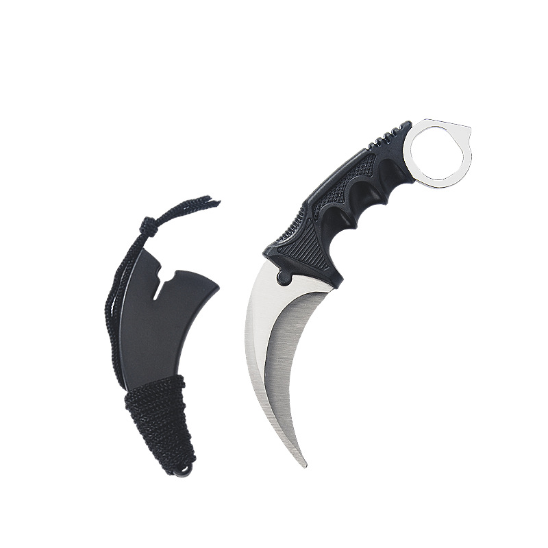 Blanco + cubierta de cuchillo de cuerda