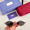 Silver Frame Black Lenses