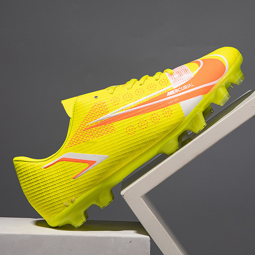 Cristiano Ronaldo MDS Assassin 14 Children's Football Shoes Men's Broken Nail AG Long Spike TF Short Spike Women's Student Little Li High Top Football Shoes 