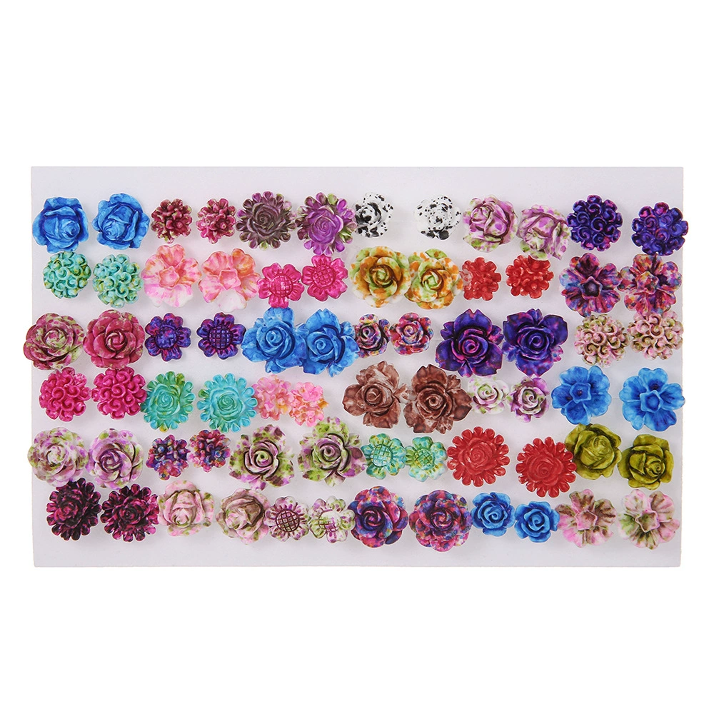 Д Earrings, fashionable lanyard holder, 100 pair, Korean style, simple and elegant design