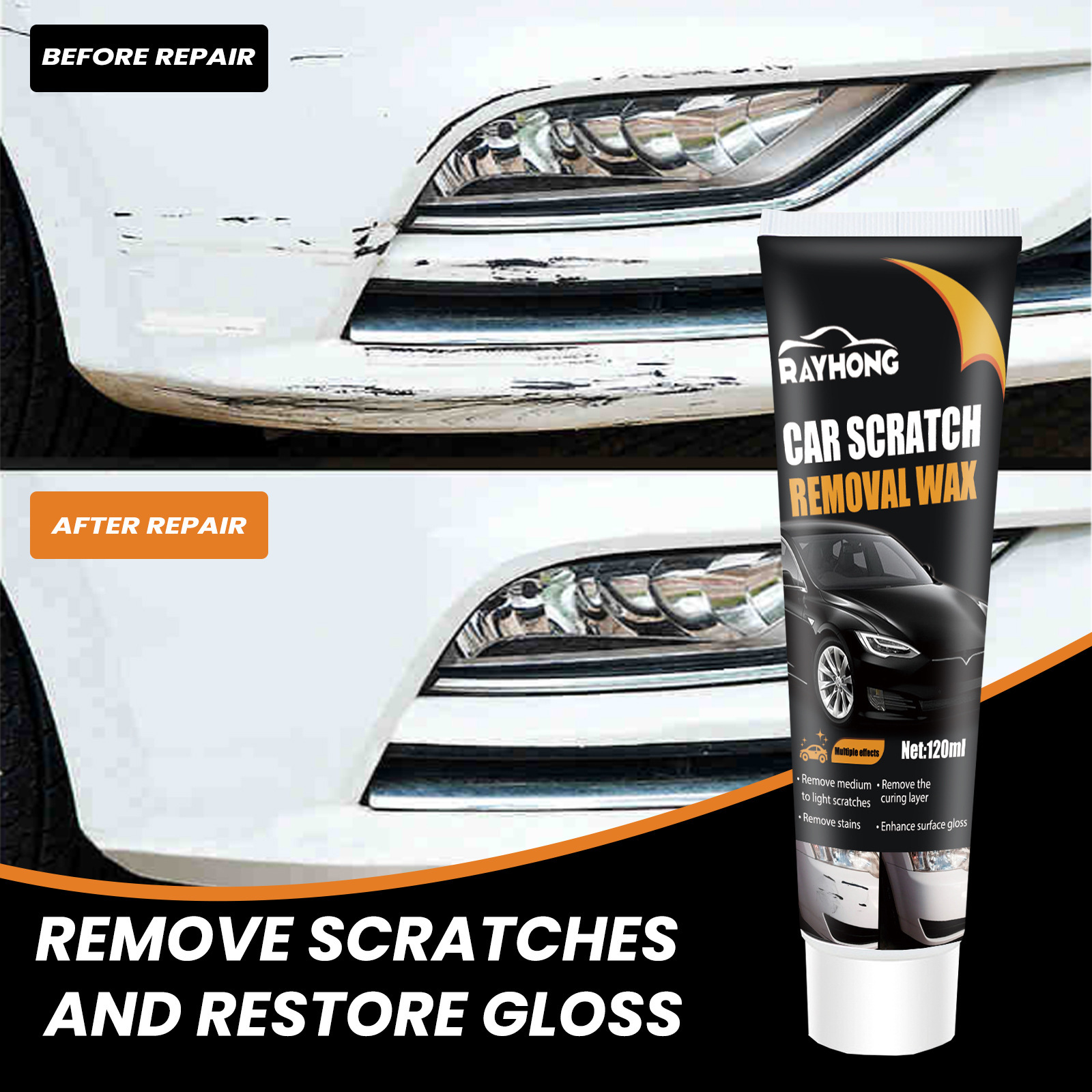 Rayhong car scratch wax car paint protection polishing mark maintenance paint repair cleaning decontamination abrasive