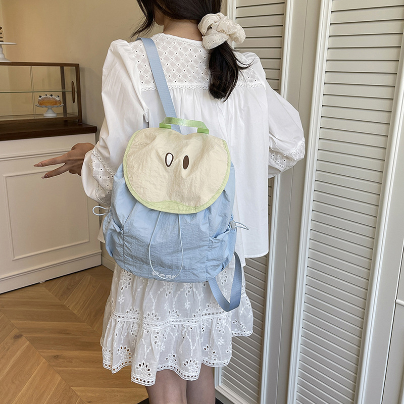 Macaron coreano mochila de dopamina para estudiantes en clase, mochila de escolares ligera, nueva mochila encantadora para mujeres