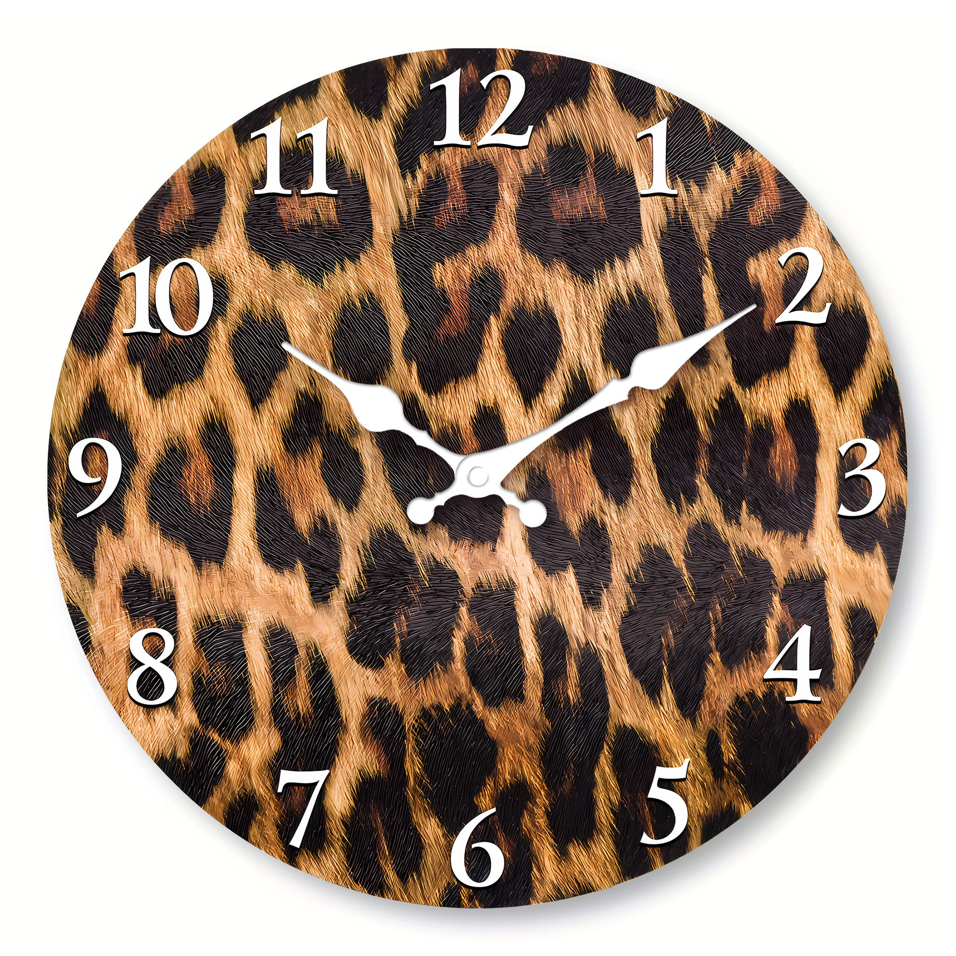 12inch [29.7cm] leopard print texture