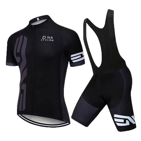 Cross-border Special for DNA Vehicle Edition Cycling Suit Summer Short-sleeved Suspender Pants Shorts Sweat-wicking Breathable Quick-drying Men