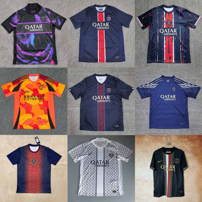 2526 サッカーユニフォーム パリコレクション プレーヤーファンバージョン スペシャルエディション トレーニングユニフォームセット レトロチャンピオンズリーグジャージ|undefined