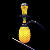 Cross -border sources of Arabic smoke, pineapple modeling resin water cigarette bar lighting water smoke hookah