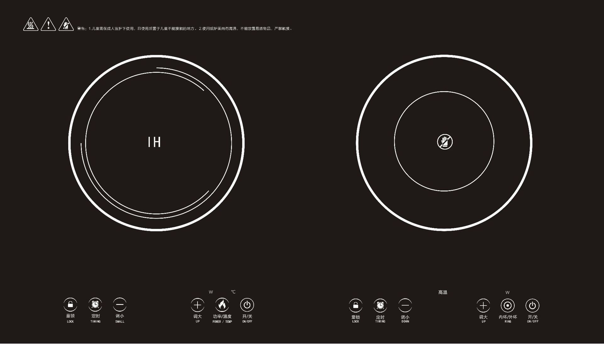 双头炉电磁炉电陶炉