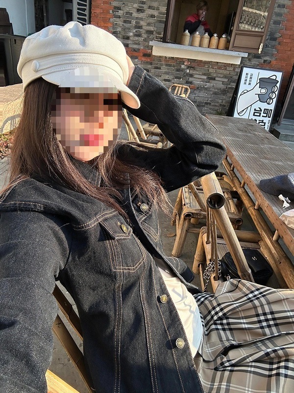 早秋韩系氛围感穿搭套装女秋季牛仔外套格子半身裙|undefined