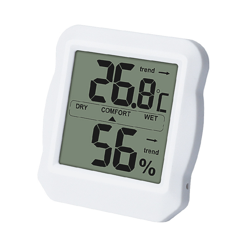 新品家用婴儿房高精度电子数显温湿度计室内干湿温度计DTH166A