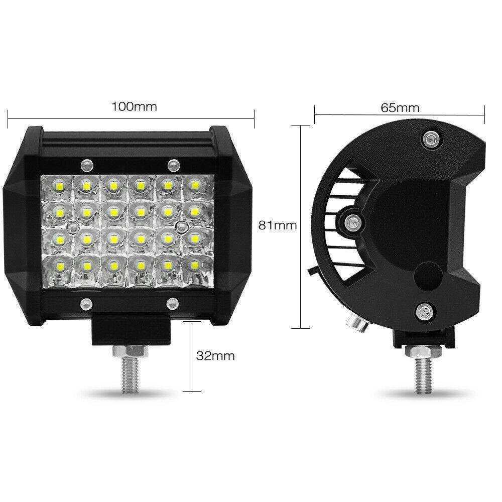 Fábrica de suministro directo de 4 pulgadas 4 filas 200w lámpara de trabajo condensada lámpara de barra LED auto todoterreno delantero del techo