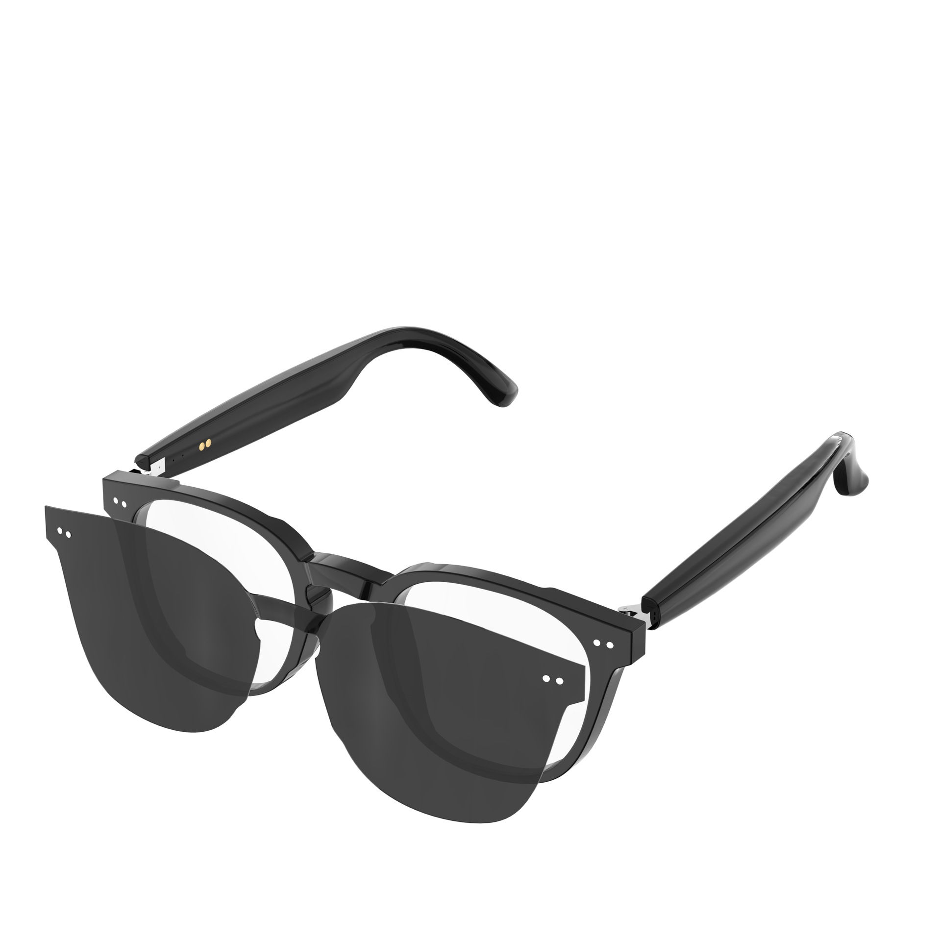 HY-1010 transfronterizo nueva moda todo fósforo inteligente traducción Bluetooth gafas de sol viajes y conducción auriculares al aire libre