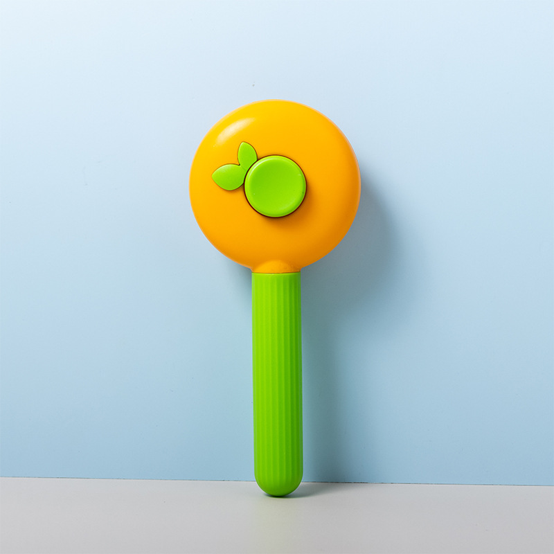 Peine de aguja autolimpiante universal para gatos y perros, depilación con un botón y vello flotante, peine de nudo abierto de acero inoxidable, suministros para mascotas