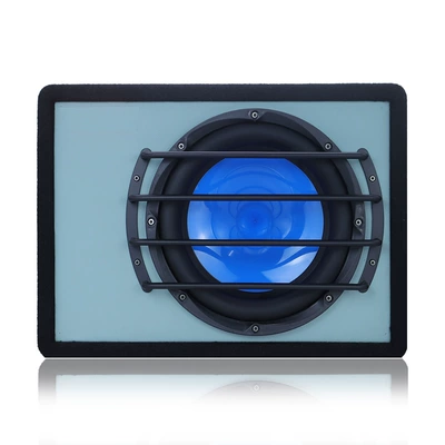Cross-Border Direct Supply of Car Audio In-Car 10inch T-Type Subwoofer Heavy Bass Subwoofer 12V (Car speaker/subwoofer) - 10inch-blue
