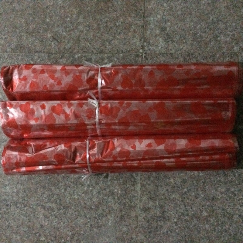Red Heart-Shaped Bags, Plastic Bags for Storing Gold and Silver Ingots, Specifically for Gold and Silver Mountains and Money Trees