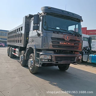 二手后八轮自卸车 德龙F3000前四后八土方翻斗车欧三出口非洲