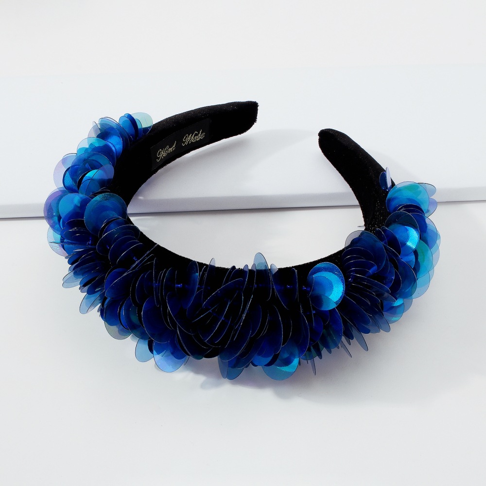 European And American Style Hair Accessories Exaggerated Ethnic Style Sequined Headband Wholesale display picture 12