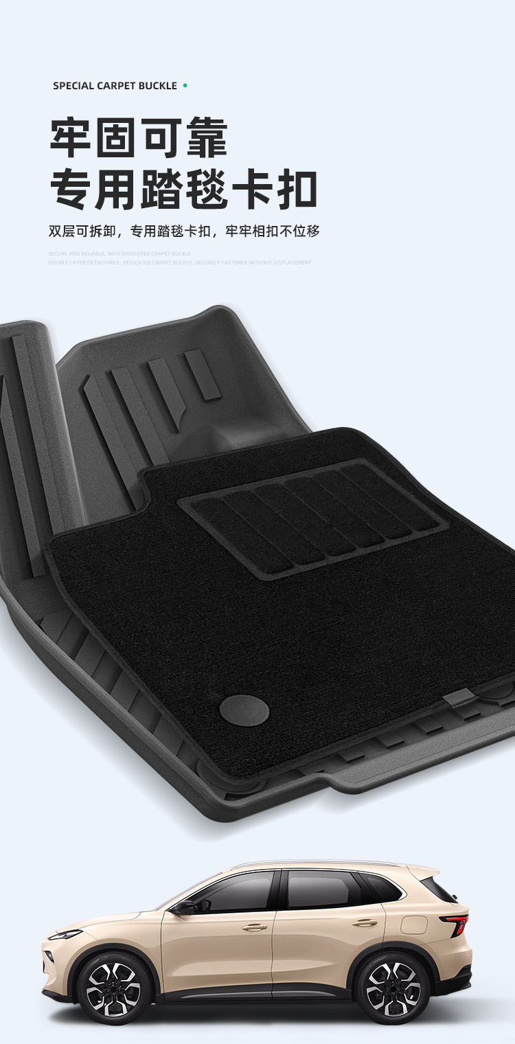 Suitable for 25 Models of Mg Es5/26 Models of Mg 4X Car-Specific Tpe Floor Mats and Trunk Mats