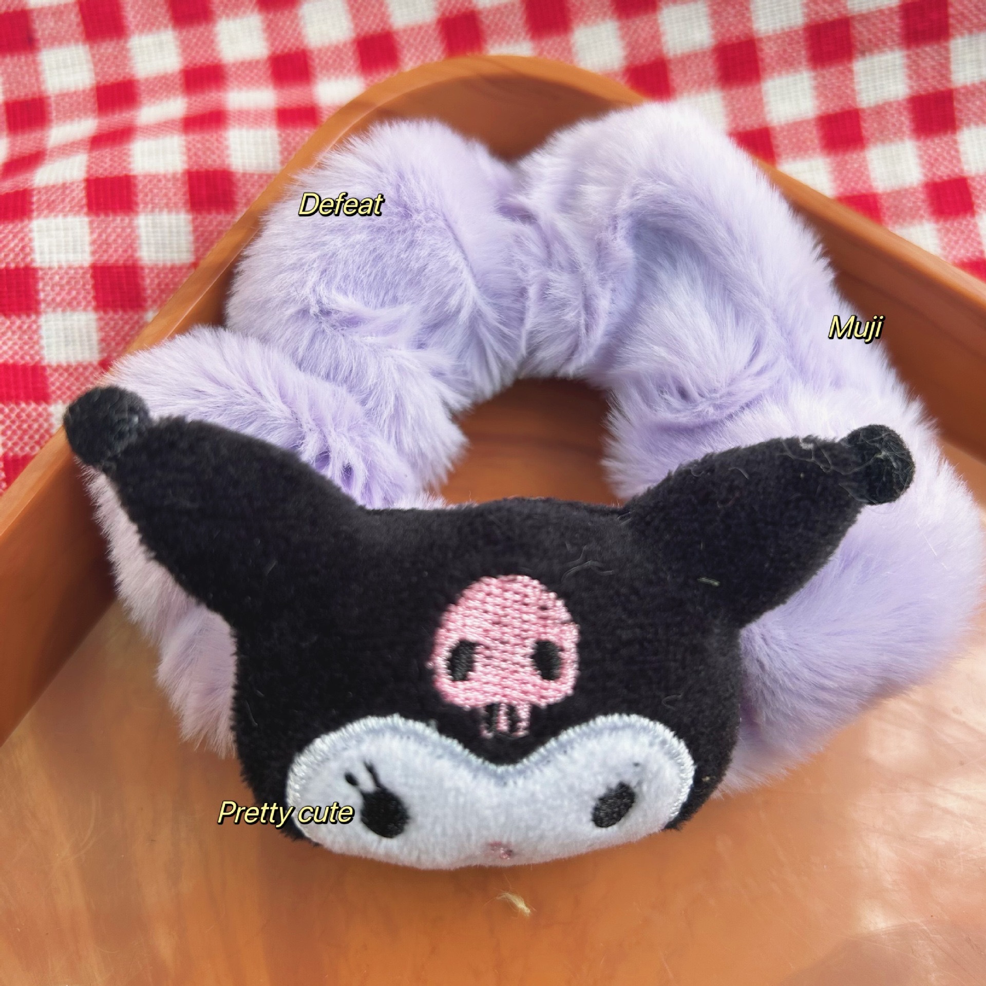 Dulce lindo peluche kt felino círculo de intestino grueso estudiante dulce felina elás negro rosa chica joyería de cabello cabello cabello