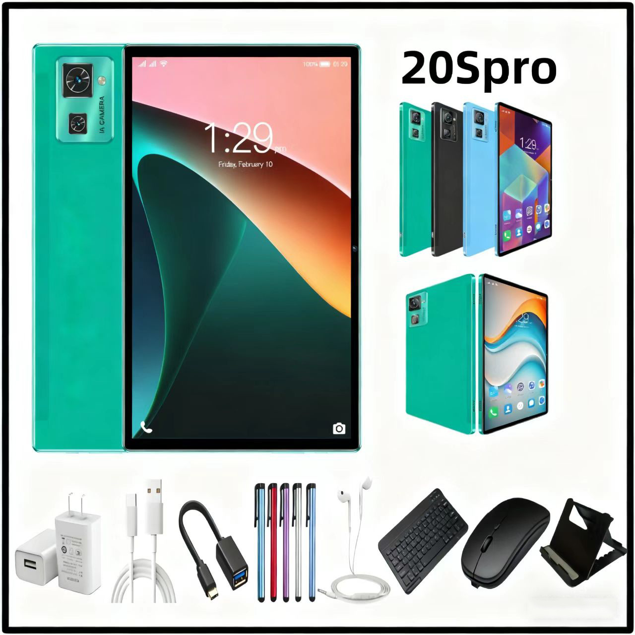 Manufacturer's New Ready-Made 4g Calling Ten-Core Smart Bluetooth Wifi Android 10inch Game Tablet Cross-Border