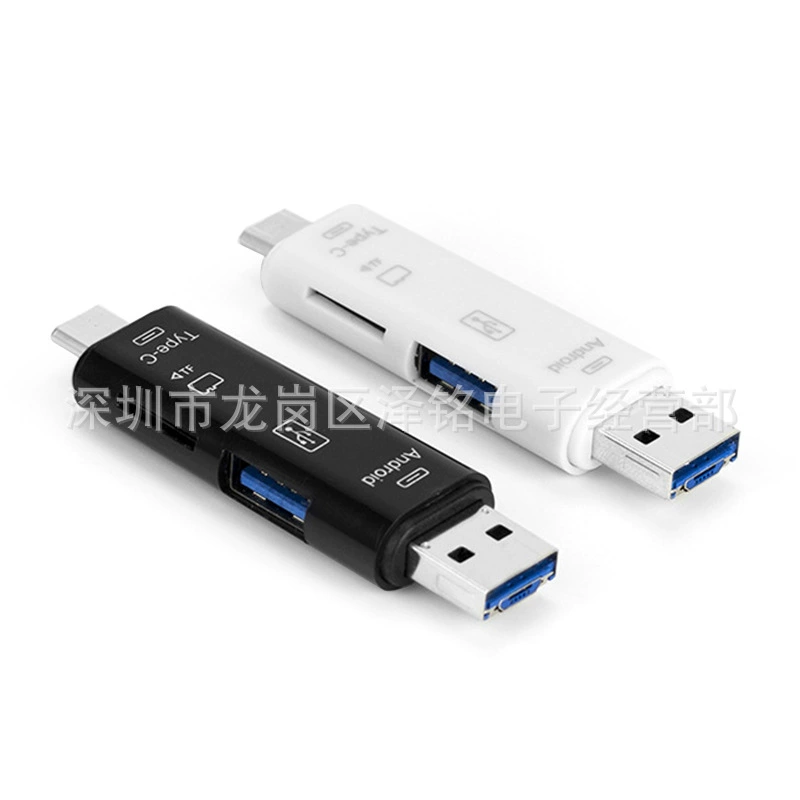 Android GM Type-C считыватель карт читает USB-диск TF карта мультфункциональный Android мобильный телефон универсальный