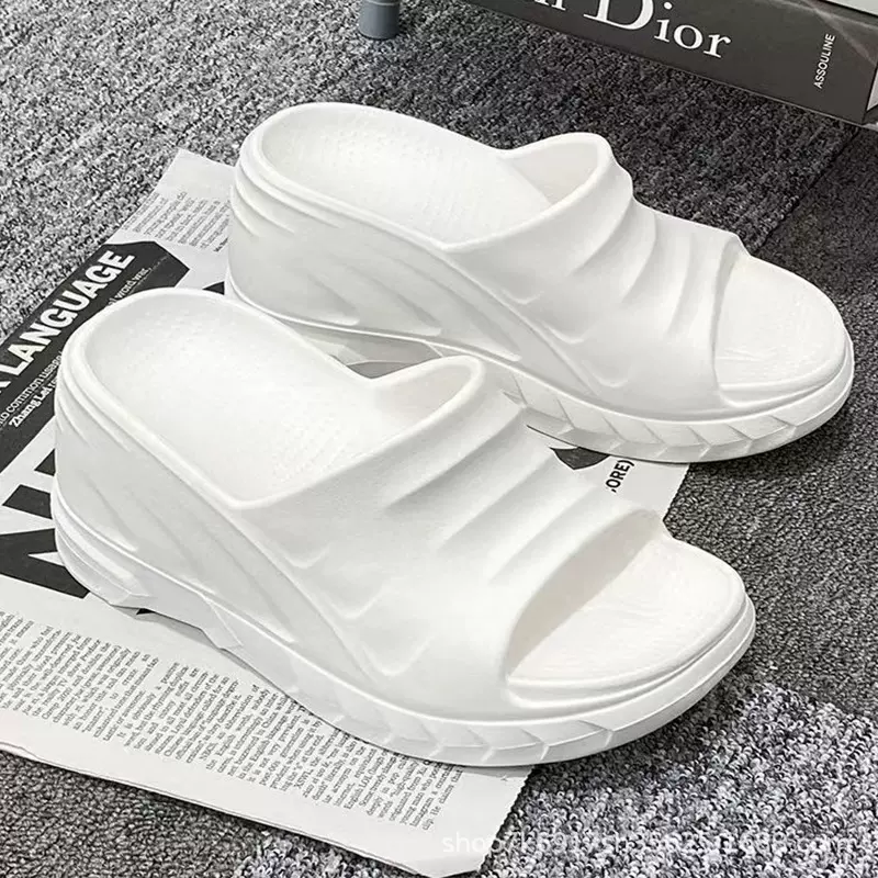 高跟拖鞋女春夏增高鞋室内外轻便透气凉鞋透气款徒步溯溪专用防滑