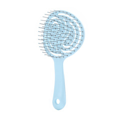 新品鏤空美發梳乾濕兩用方形彈力順發梳圓形排骨通風造型梳子