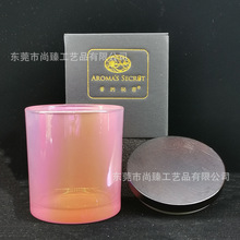 电镀玻璃烛杯离子镀OEM加工定制烛台电镀蜡烛杯蛋杯镭射喷漆厂家