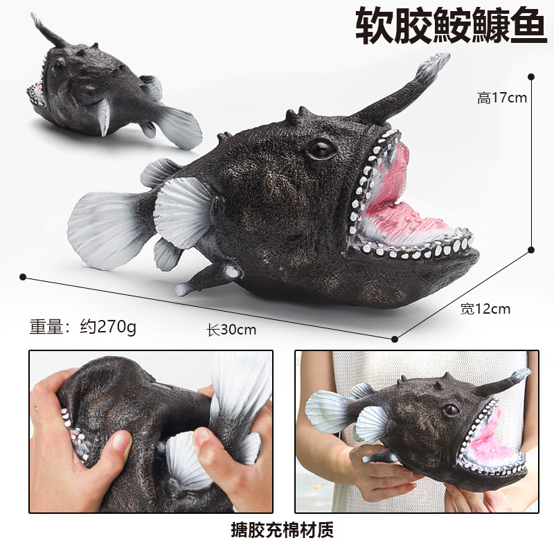 Dolphin, animal marino, gran tiburón, niño, juguete, simulación de goma suave, niño, mundo submarino, modelo de ballena al por mayor