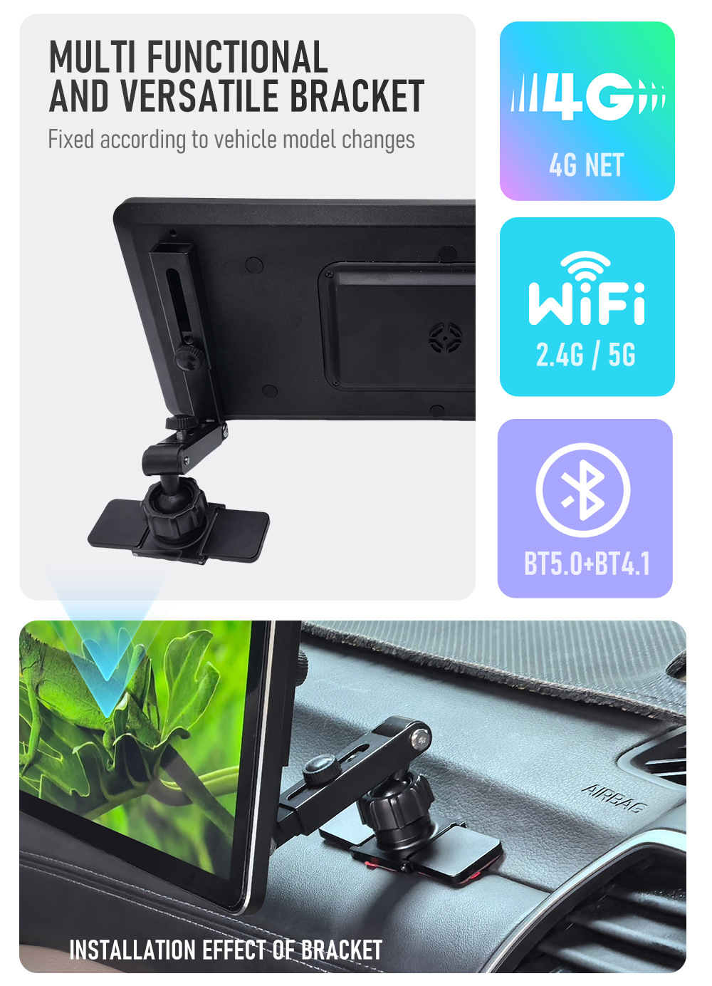 Qualcomm 6125, dual 12.3inch , 2.5K resolution CarPlay/Android dual-screen car navigation