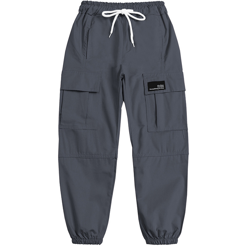 Pantalones Cargo con Puño para Mujer de Algodón con Cintura Elástica image 18