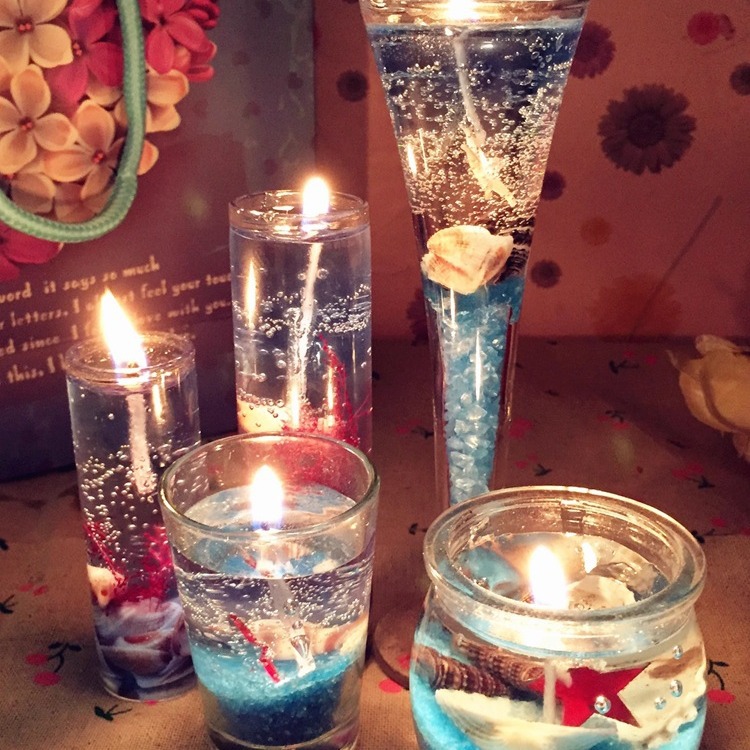 海洋系列礼品欧式精美香薰蜡烛 浪漫情人节求婚生日表白礼物蜡烛