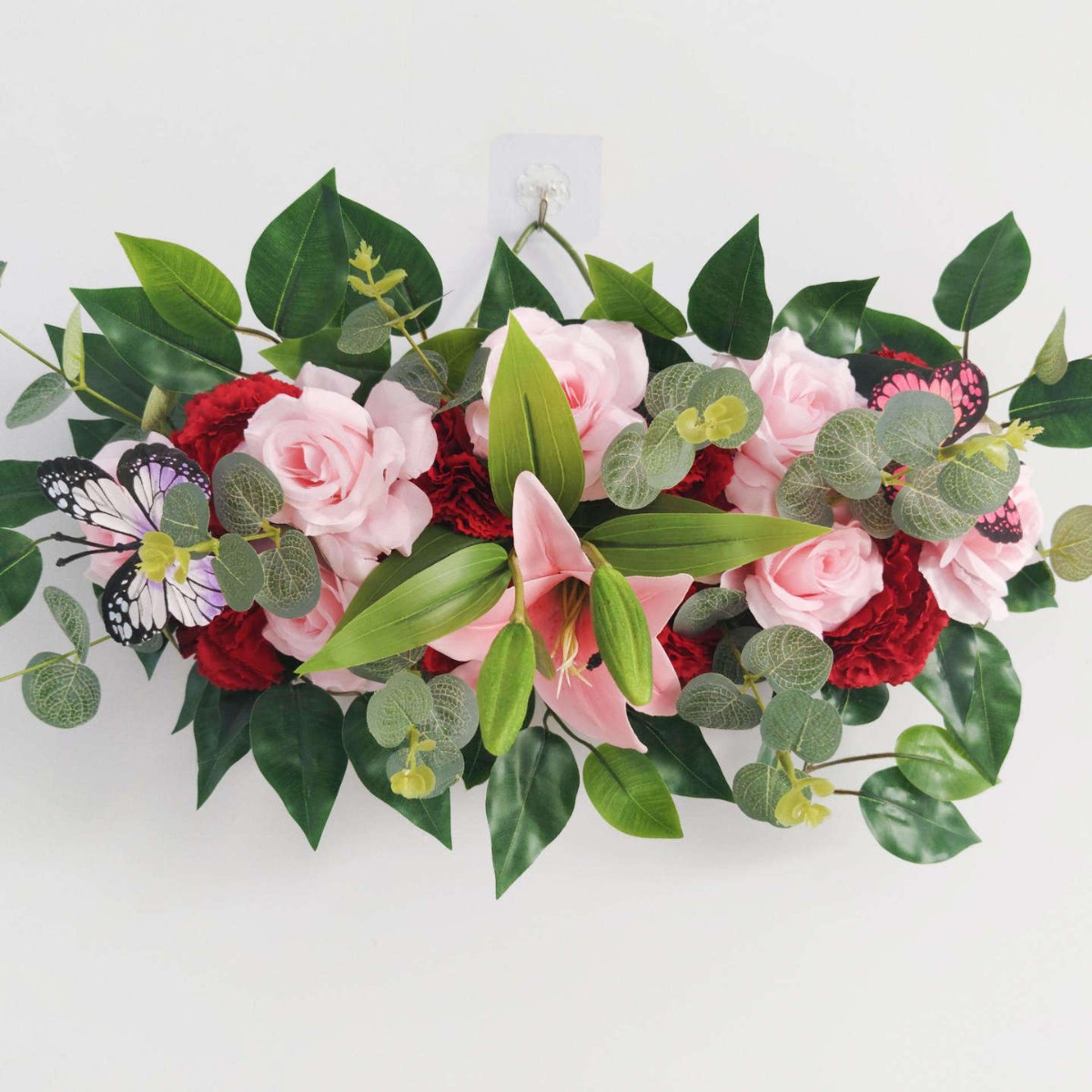 Lilium claveles colgantes de pared decoración puerta colgantes de mano flores decoración del hogar props de fotografía 2025 Amazon transfronterizo