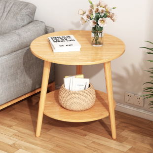 Coffee Table Living Room Sofa Small Table Rental House Balcony Italian Minimalist Movable Small Round Table Small Apartment Bedside Table