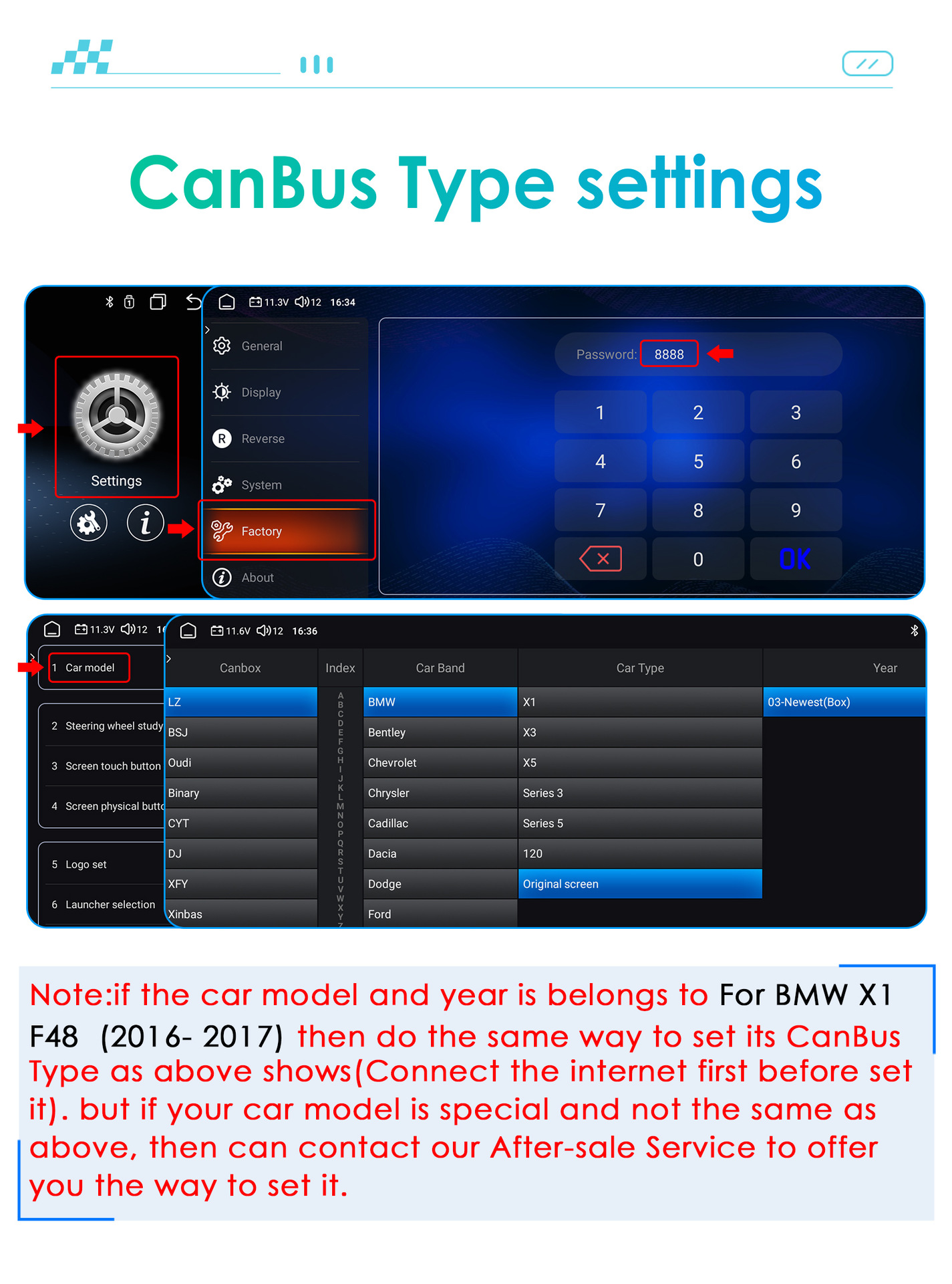 Suitable for BMW X1 F48 Android large screen 16-17 car central control navigator Bluetooth wireless carplay