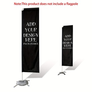 Supply Beach Flag Square Featherflag Size Can Be Customized with Picture Design Pattern Advertising Custom Design
