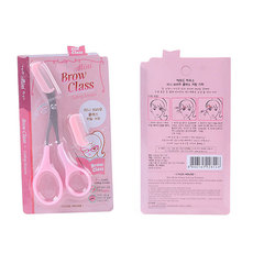Wholesale small scissors with eyebrow comb, eyebrow trimming scissors, novice makeup scissors, eyebrow scissors, beauty scissors, eyebrow trimming scissors set