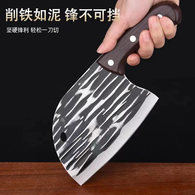 3.0mm 물고기 머리 칼 (나뭇결 플라스틱 손잡이)