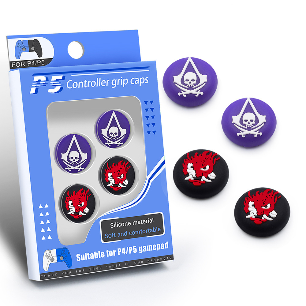 En stock PS5 mango Rocker Cap tapa de silicona PS5 juego mango Rocker tapa protectora botón tapa traje