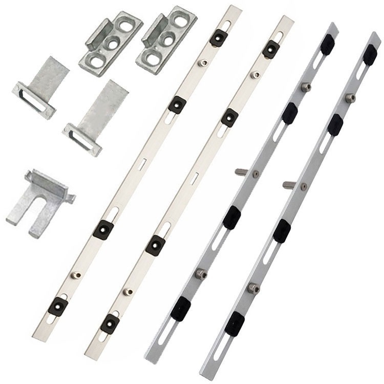 外开50型铝合金平开窗配件玻璃窗户把手上悬窗拉手两点锁传动执手